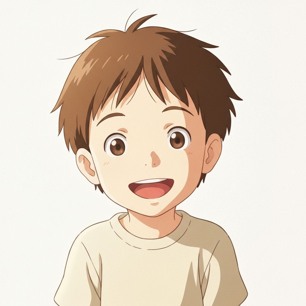 Child exploring learning app